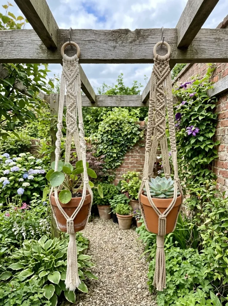 Macrame Garden Decor Ideas That Add Instant Boho Charm Outdoors