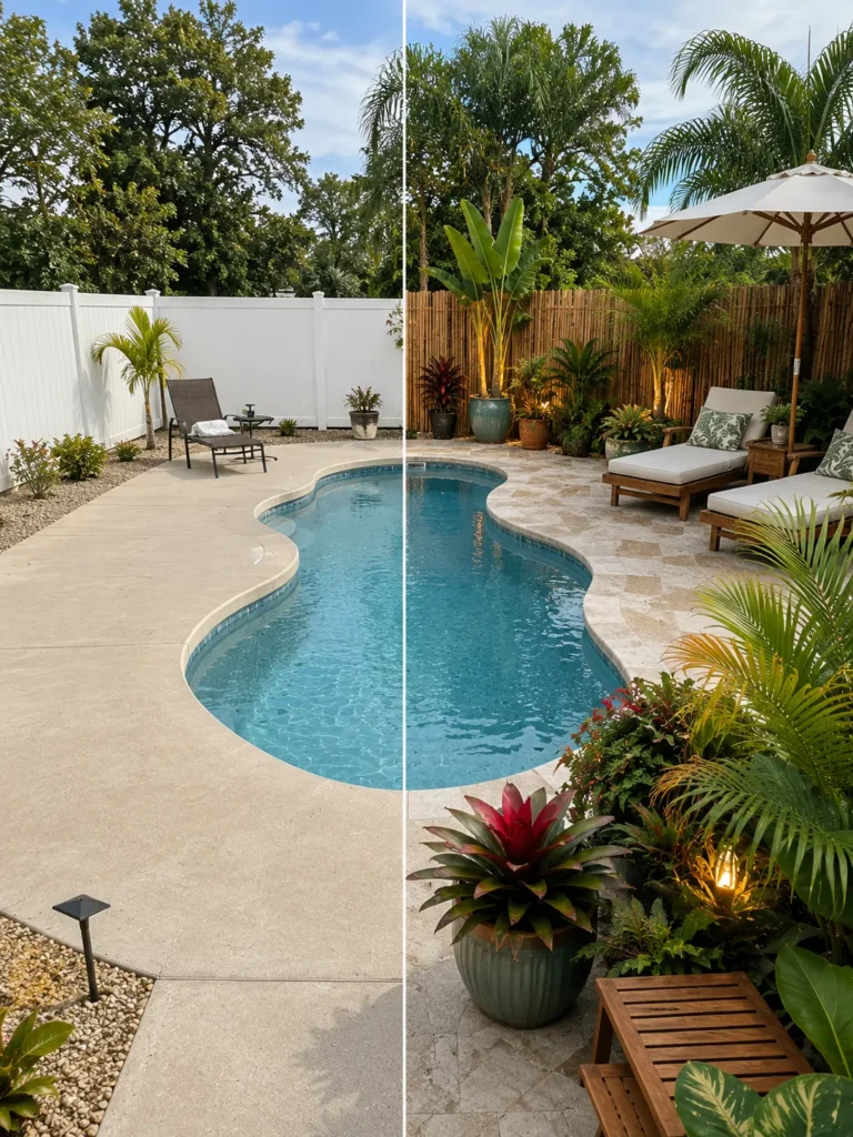 Tropical Poolside Garden Ideas for a Luxury Resort Experience at Home