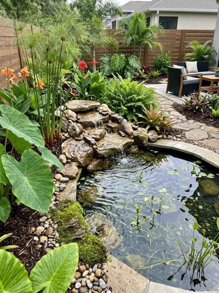 Tropical Garden Water Feature Ideas That Make Your Backyard Feel Exotic