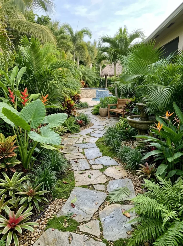 Tropical Garden Path and Walkway Ideas That Feel Like Walking Through Paradise