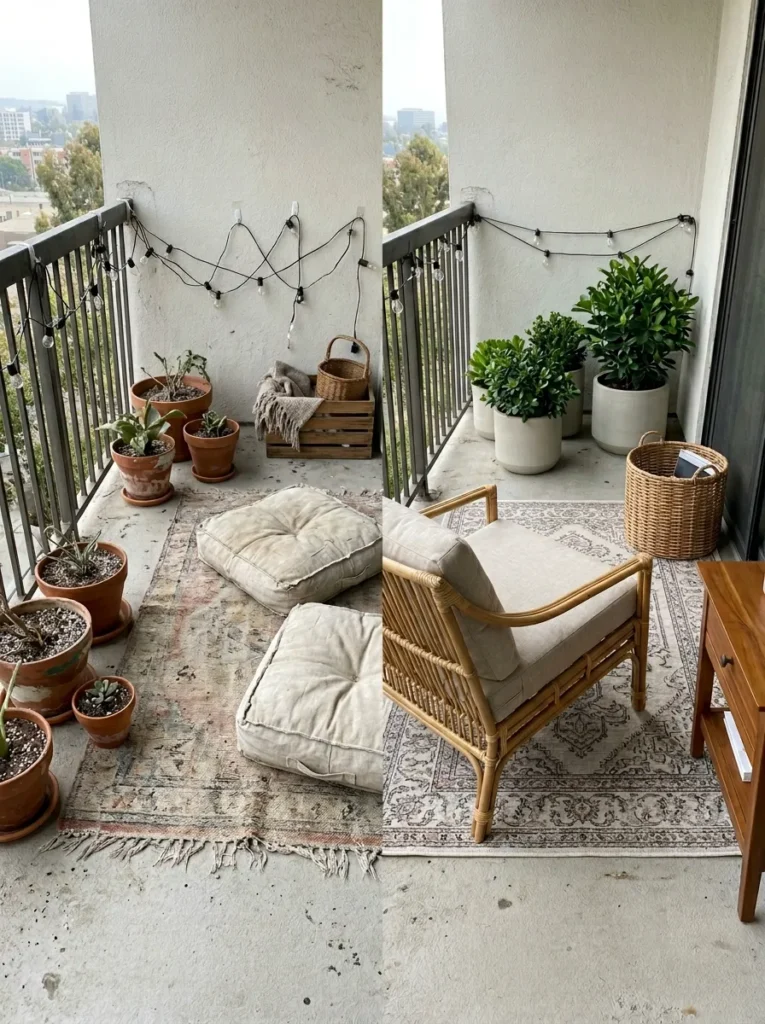 How to Create a Boho Patio on a Budget (Small Space Friendly)