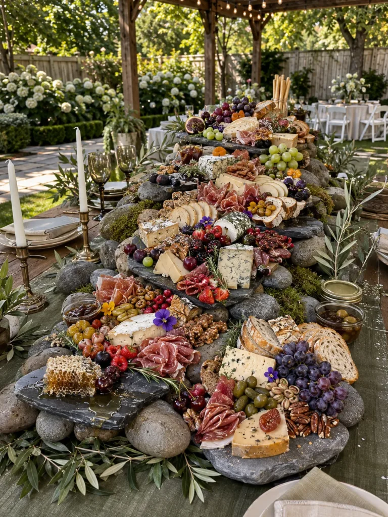 11 Grazing Table Displays for Backyard Receptions: Charcuterie and Cheese Art